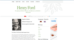 Desktop Screenshot of henry-ford.net